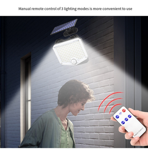 H8solar Light Outdoor Super Brillante Sensor De Movimiento S