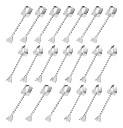 1 Juego De 20 Cucharas De Helado De Postre, Cucharas De Pala