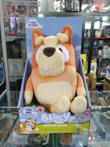 Peluche Bluey Talking Bingo De 12 Pulgadas, 9 Frases