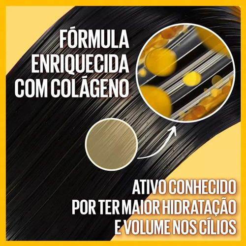 Máscara Impermeable «el Volumen Colosal», 2 Veces, Negra