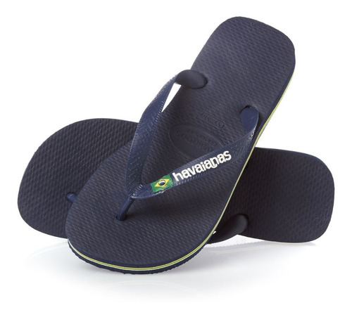 Ojotas Havaianas Brasil Logo Hombre Antideslizante Oferta!