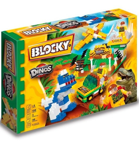 Blocky Dinos 150pzs 01-0678 E.normal