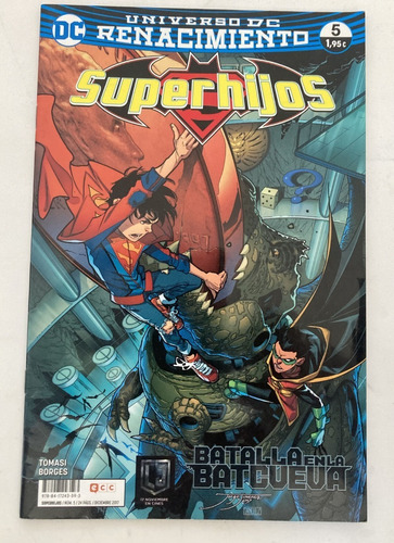 Comic Dc: Universo Dc Renacimiento - Superhijos #5. Editorial Ecc