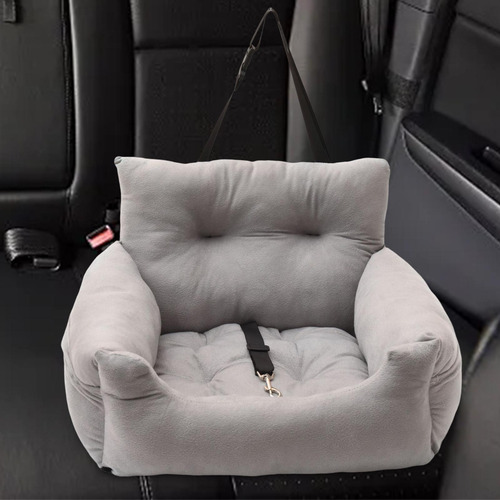 Asiento De Coche Para Perros, Cama De Viaje Con Gris Claro