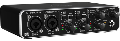 Interfaz Interfaz U-phoria Umc204hd Behringer