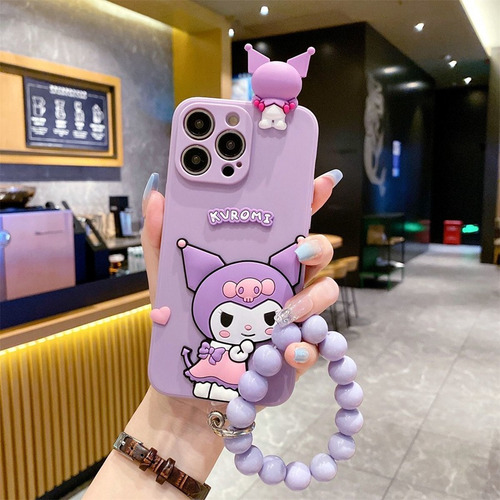 Adecuado Para Funda De Teléfono Móvil Vivo Y36-5g Con Dibujos Animados, Funda De Pulsera Tridimensional
