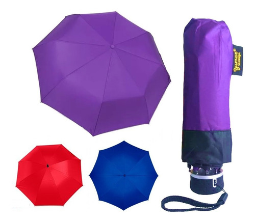 Sombrilla Mini 8 Barillas Filtro Uv Marca Yumar