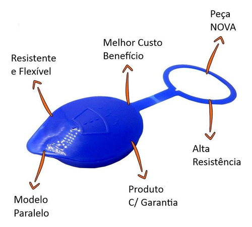 Tampa Reservatório Limpador Parabrisa Civic 2014 2015 2016
