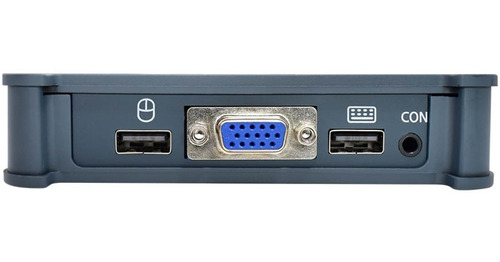 Imagen 5 de 5 de Switch Kvm 2 Puertos Nisuta Ns-kvmuv21 Usb Vga Con Cables F