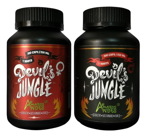 Imagen 1 de 2 de Pack - 1 Devil's Jungle Mujer + 1 Devil's Jungle Hombre 
