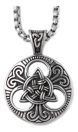 Haquil Collar Triquetra De Nudo Celta - Colgante De Encanto