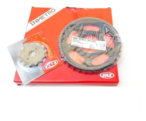 Imagem 1 de 5 de Kit Performance Cbx 250 Twister Coroa 35 Pinhão 14 Dente Vaz