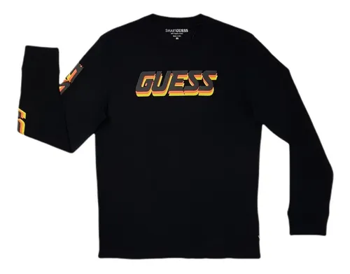 Polera guess negra hotsell