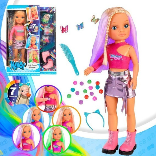Nancy Muñeca Un Día Cambiando De Color Mi Cabello 2022
