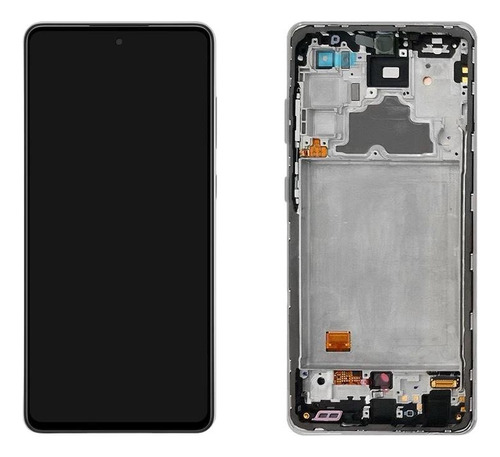 Display Samsung A72 Oled Con Marco Tamaño Org Sm-a725 Negro
