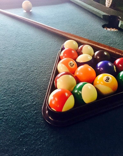 Taco De Pool 1,40 O 1,20mts De Madera Guatambu Brienza 140cm Peso 450 G