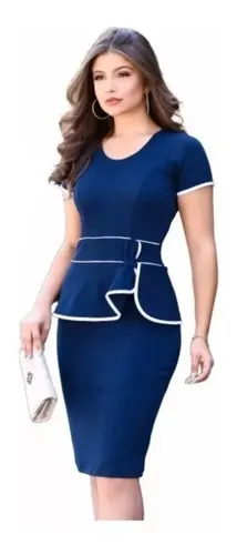 Vestido tubinho moda evangelica mercado cheap livre