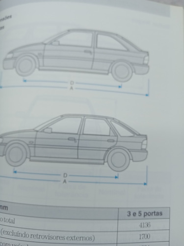 Ford Escort 2000 Manual Do Proprietário 1.6 1.8 Zetec Rocam (Usado)