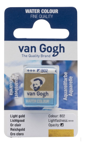 Aquarela Talens Van Gogh Half Pan 802 Light Gold