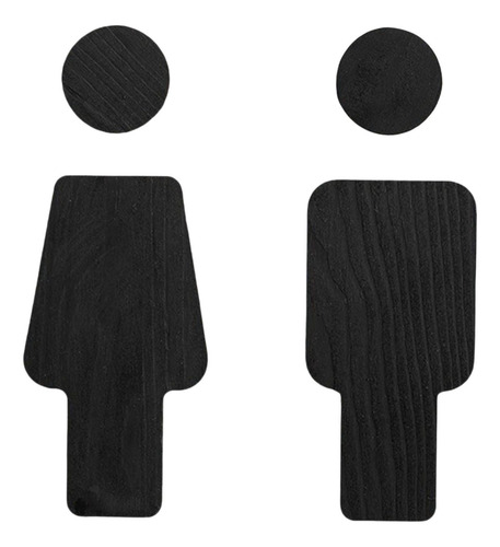 Letreros Para Baños De Hombres Y Mujeres Letreros De Madera