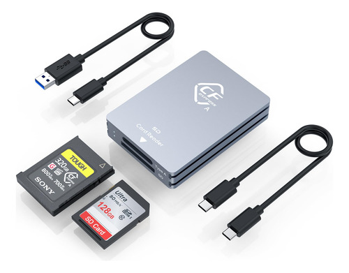 Lector De Tarjetas De Memoria Rocketek Cfexpress Tipo A Y Sd