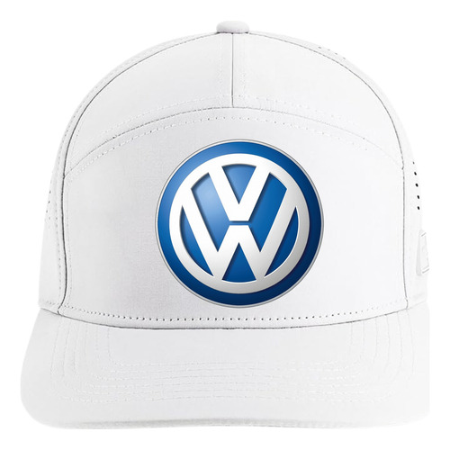 Gorra Racing Volkswagen 5 Paneles Premiun White
