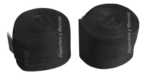 Imagen 4 de 7 de Par De Vendas Boxeo Pulgar Y Abrojo 2 Mts Artes Marciales