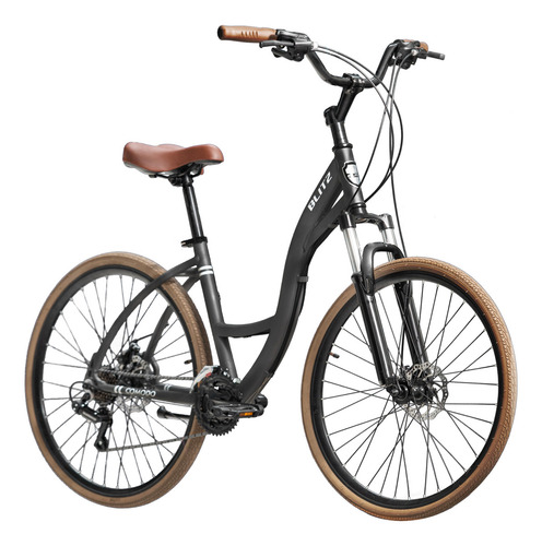 Bicicleta Blitz Comodo 29 Urbana 21v + Acessórios Cor Preto Fosco Tamanho Do Quadro 16