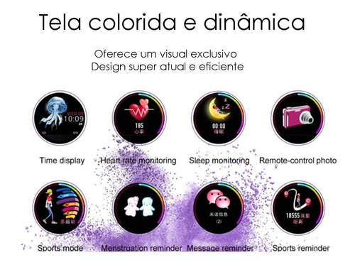 Imagem 5 de 10 de Relogio Inteligente- Smartwatch H2 Feminino Com Bluetooth