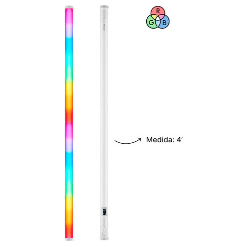 Lámpara Tubo Led Godox Tp4r Pixel Rgb Para Vídeo