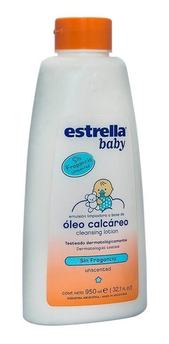 6 Oleo Calcáreo Estrella Baby 950 Ml Sin Fragancia