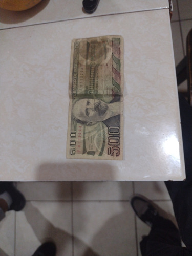 Billete De 500 Pesos Mexicanos De 1984 Francisco I Madero 