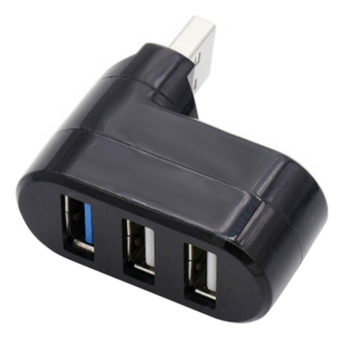 // Adaptador Usb 3 En 1 Con Doble Puerto Usb 3.0 Y Salida