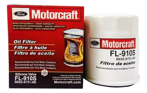 Filtro Aceite Ford Fiesta Ka Titanium Ecosport 1.6  Fl-910