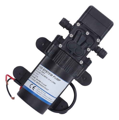 Bomba De Refuerzo De Agua, 0,8 Gpm, Dc, 12 V, 1,8 A, 55 Psi,