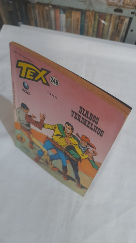 Revista Gibi Hq Tex N° 248 : Diabos Vermelhos - Globo 1990 (Usado)