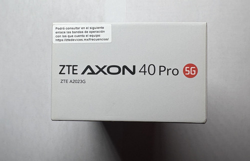 Celular Zte Axon 40 Pro 128 Gb Negro 8 Gb Ram Negro (Usado)