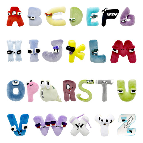Muñeco De Peluche Alphabet Lore Con Letras R, Regalo Para