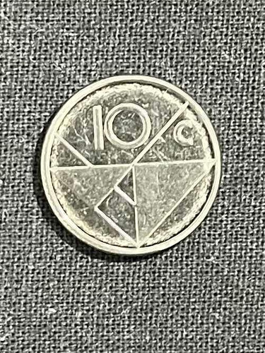 Imagen 3 de 4 de Aruba - 10 Cents - Año 2009 - Km # 2 - Caribe