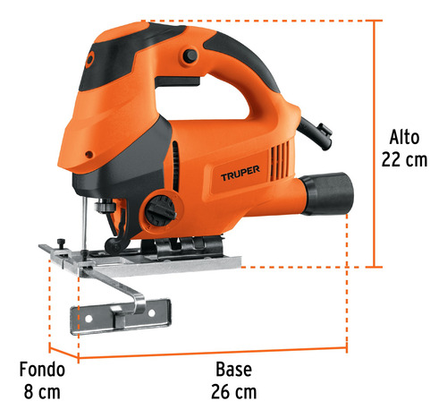 Sierra Caladora Truper Cala-a5 750w 127v Velocidad Variable