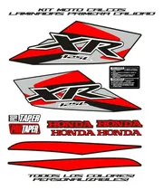 Comprar Stickers Calcos Kit Honda Xr 125 L Laminadas Tornasoladas