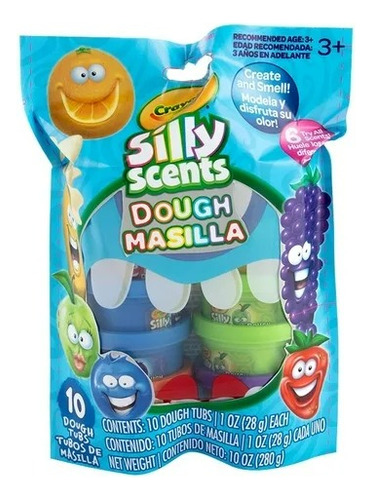Masilla Crayola Masitas Moldeables Bolsa Con 10 Piezas