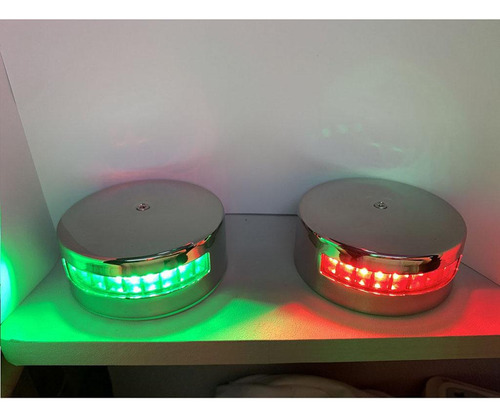 2 Pedazos 10-30v Dc 1.7w Ip66 Luz De Señal Led Para Yate,