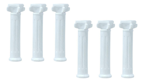 General 6 Piezas Mini Columnas Modelo Estatuas Griegas 4,5