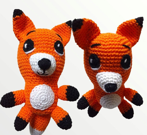 Zorrito Muñeco Amigurumi