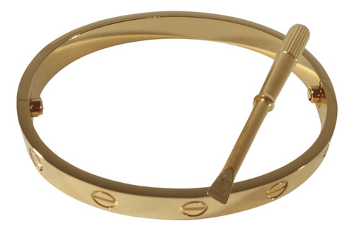 Pulseira Com Chavinha Bracelete Dourado De Luxo Com Chave