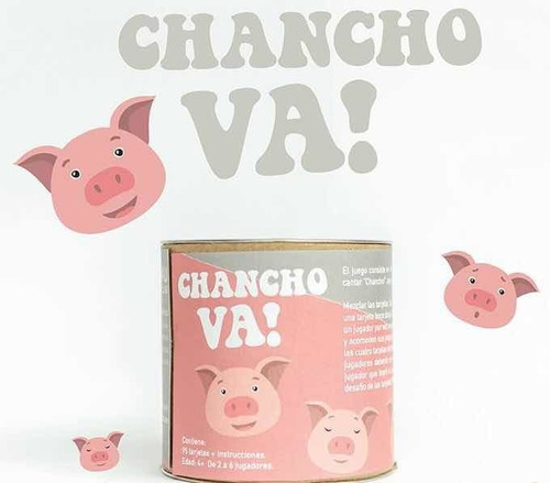 Juego Cartas Chancho Va Chau Pantallas