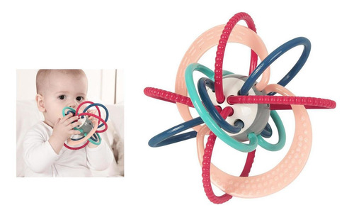 Baby Rattle Teether Ball Toys Soft Baby Rattle Infant 3 6 12