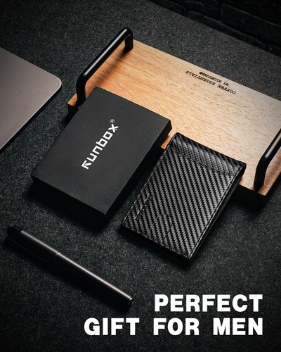 Cartera Runbox Slim Para Hombre Con 11 Ranuras Para Tarjetas