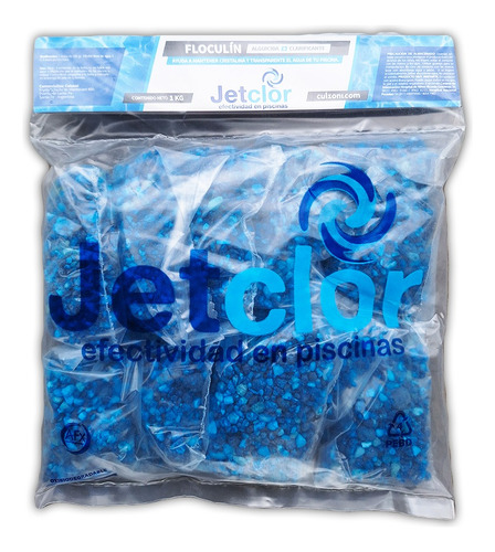 Alguicida Y Clarificante Floculin Jetclor 1 Kg Para Piletas